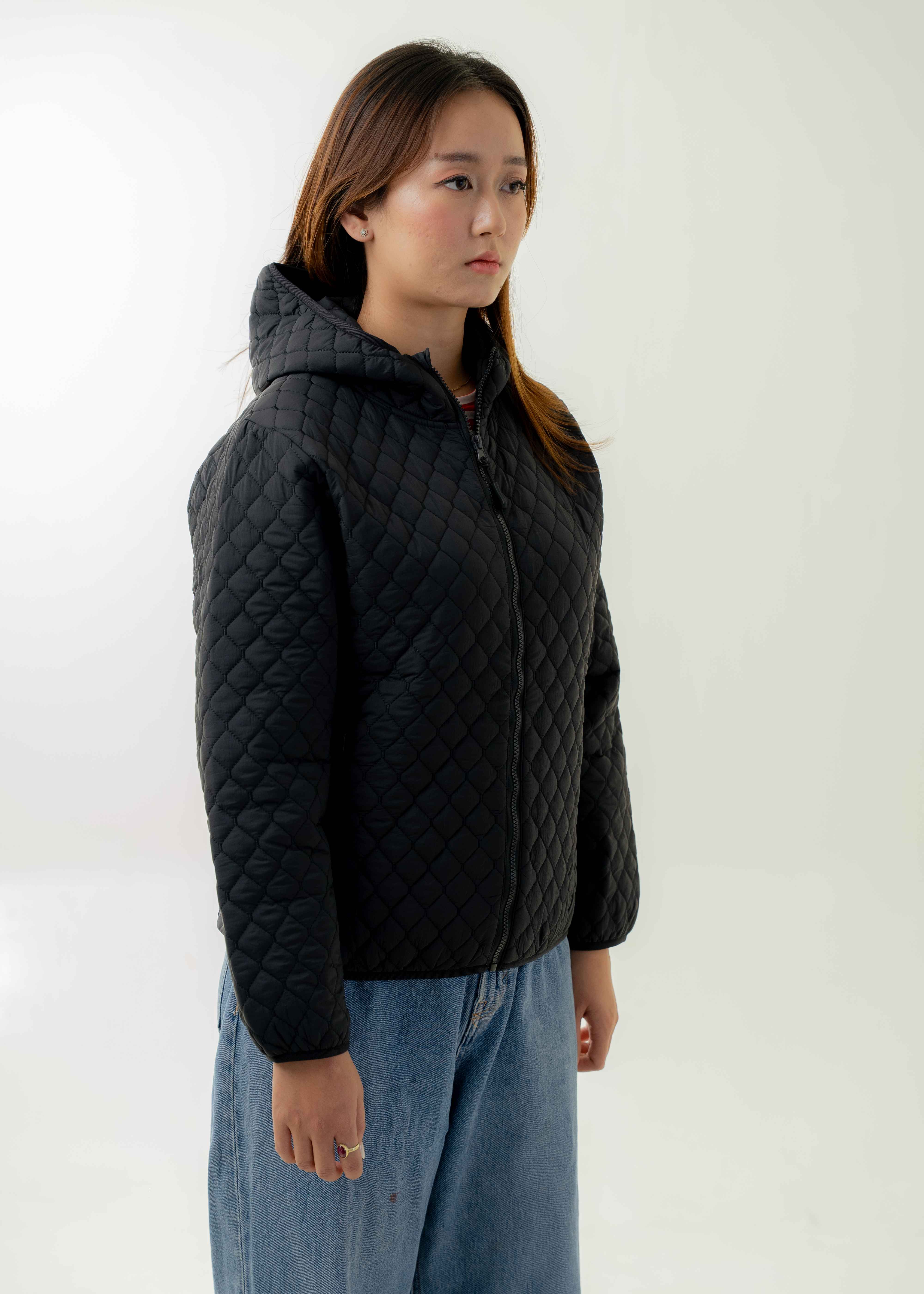 Women's Mountain Creek Insulated Crepe Taffeta 250 GSM Primaloft Jacket-1